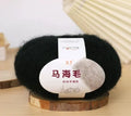 Mohair scarf DIY weaving kit with Inverness thread wool ball in 34 colour options