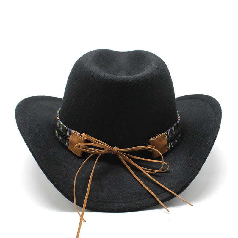 Western cowboy hat in bell crown style made from polyester fabric available in multiple colours