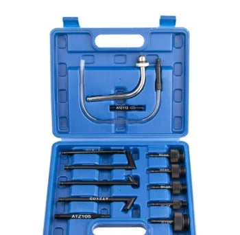 13-piece automatic transmission oil refuelling kit with wave box filler tool and connectors