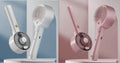 Ceramic White pet grooming brush with UVC light and spray mist function for dogs and cats.