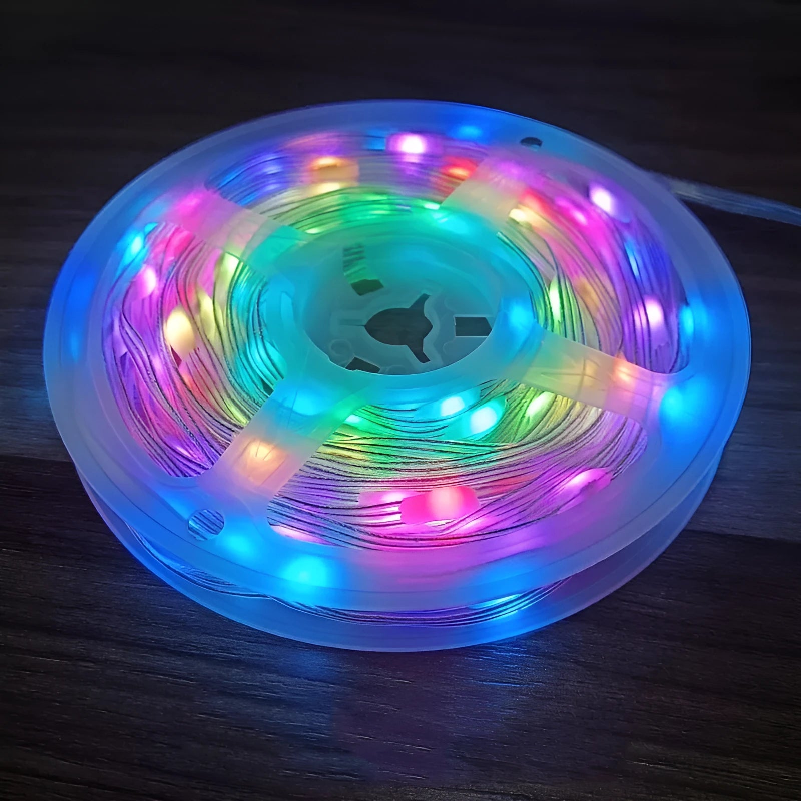 10 metre LED light string with 100 multi-colour bulbs for festival party decorations