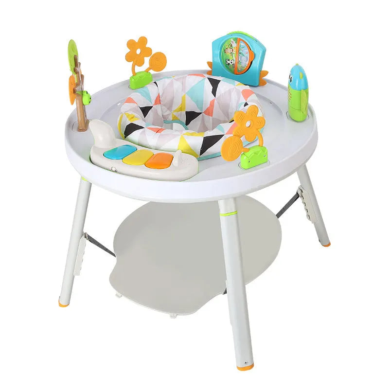 Baby jumping chair gymnastic rack in duck or lion style with interactive toys