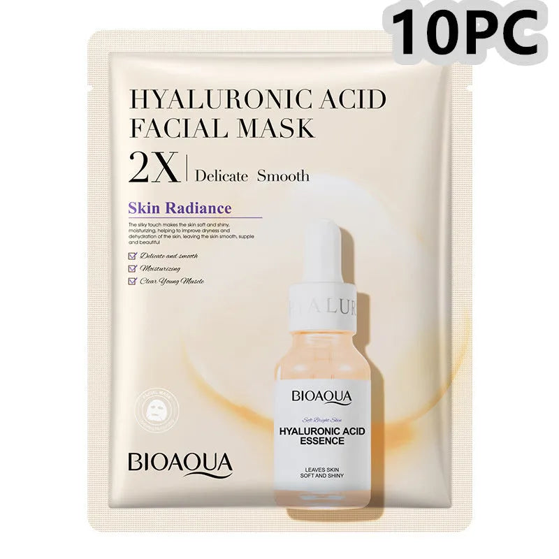 Single pack of a 30g gel facial sheet mask from a range including Collagen, Hyaluronic Acid, Vitamin C and Centella Asiatica variants.