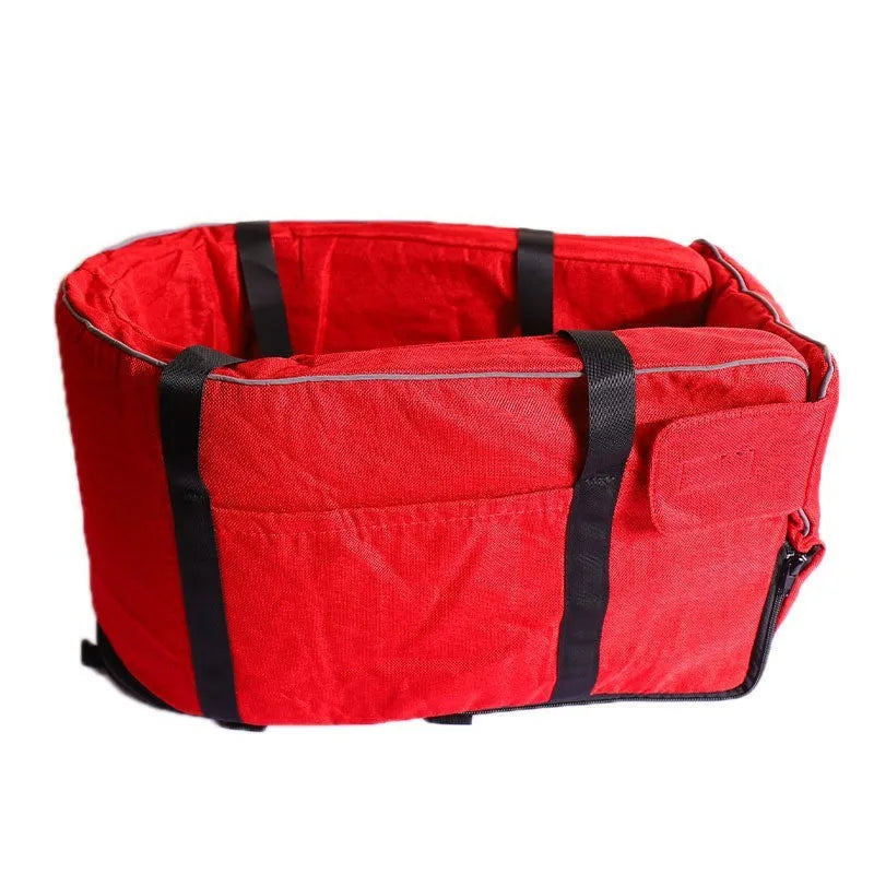 Outdoor cloth dog kennel in blue, grey, red, or grey mesh, shown as a portable shelter for dogs.