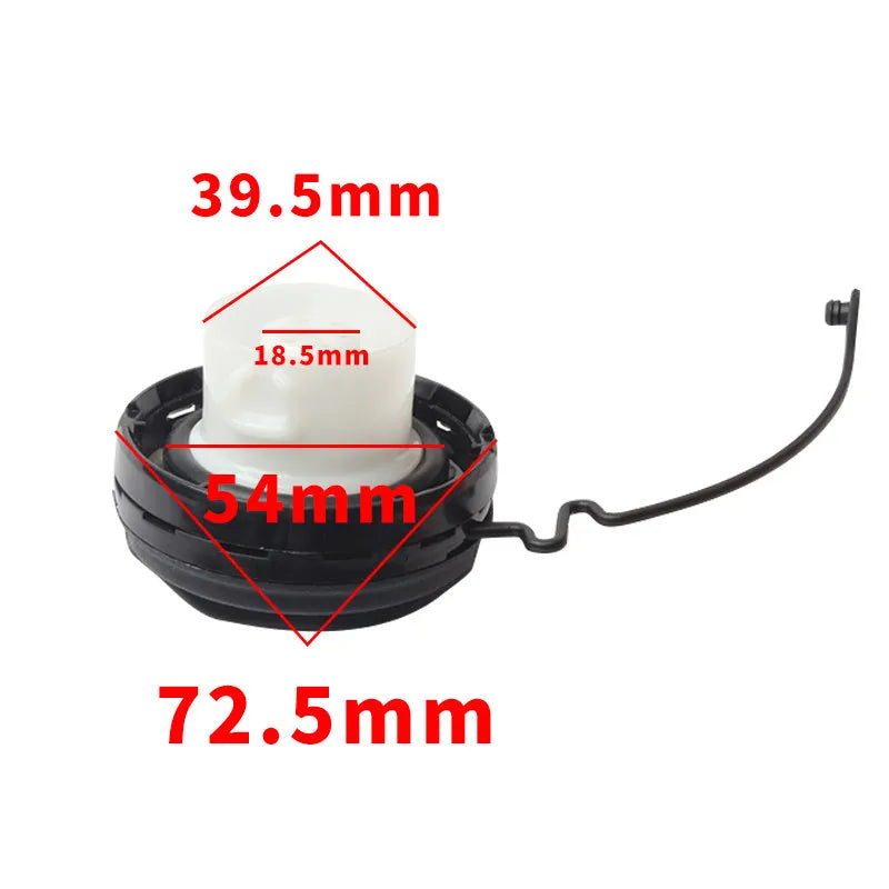 Toyota snap type fuel tank cover replacement part.