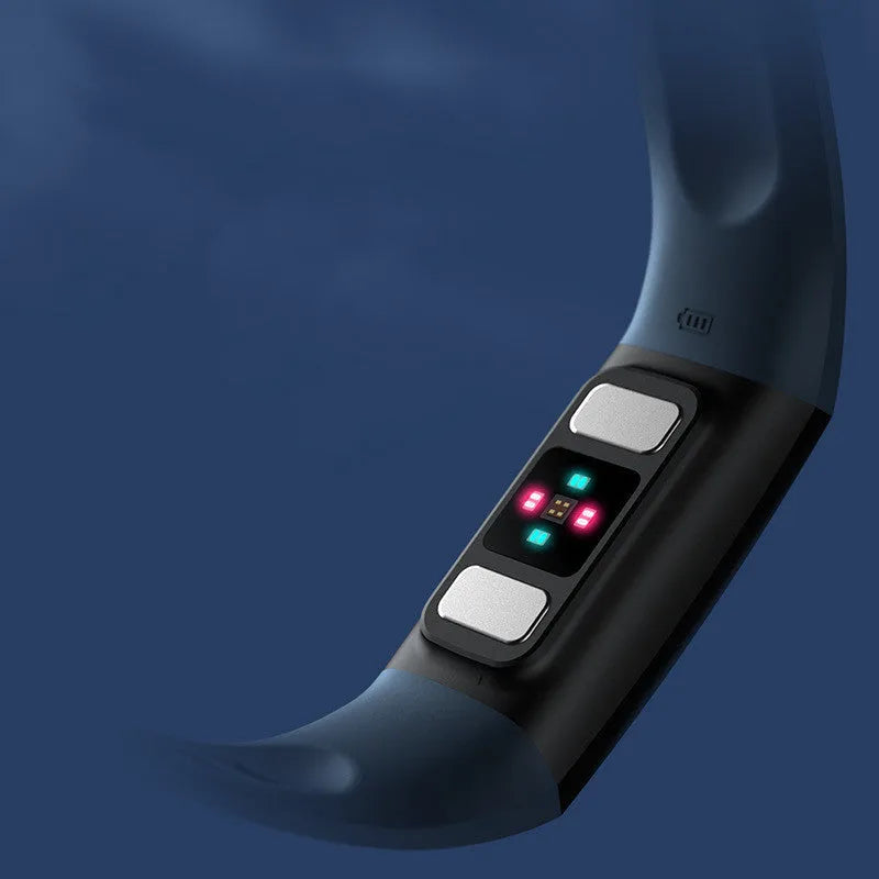 Y6 Black smart bracelet with a 1.1 inch screen for blood pressure, ECG and heart rate monitoring