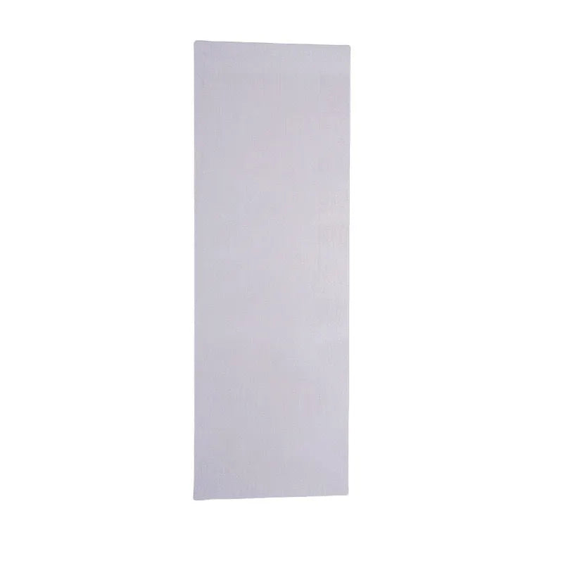 Stainless steel cake decorating scraper showing polygon pattern edge design