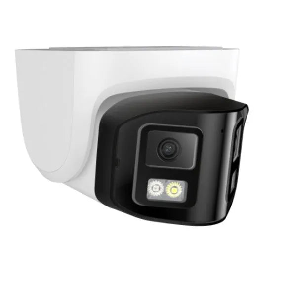 4MP dual-lens IP66 waterproof security camera with pan-tilt-zoom for indoor outdoor surveillance