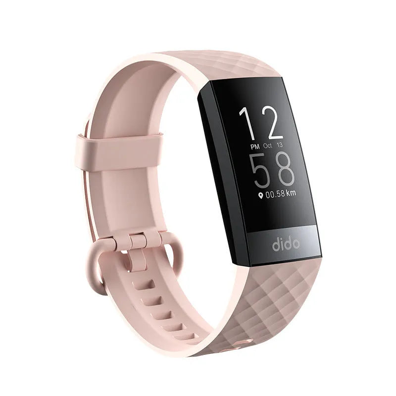 Y6 Black smart bracelet with a 1.1 inch screen for blood pressure, ECG and heart rate monitoring