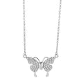 Gold titanium steel clavicle chain with magnetic butterfly closure and twisted chain design