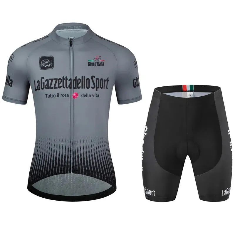 Road bike cycling short sleeve suit in polyester fabric with multiple colour options