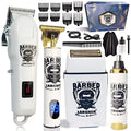 Rechargeable hair clipper with stainless steel cutter head and USB charging cable