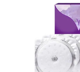 White adhesive chest patch for body tightening breast enhancement