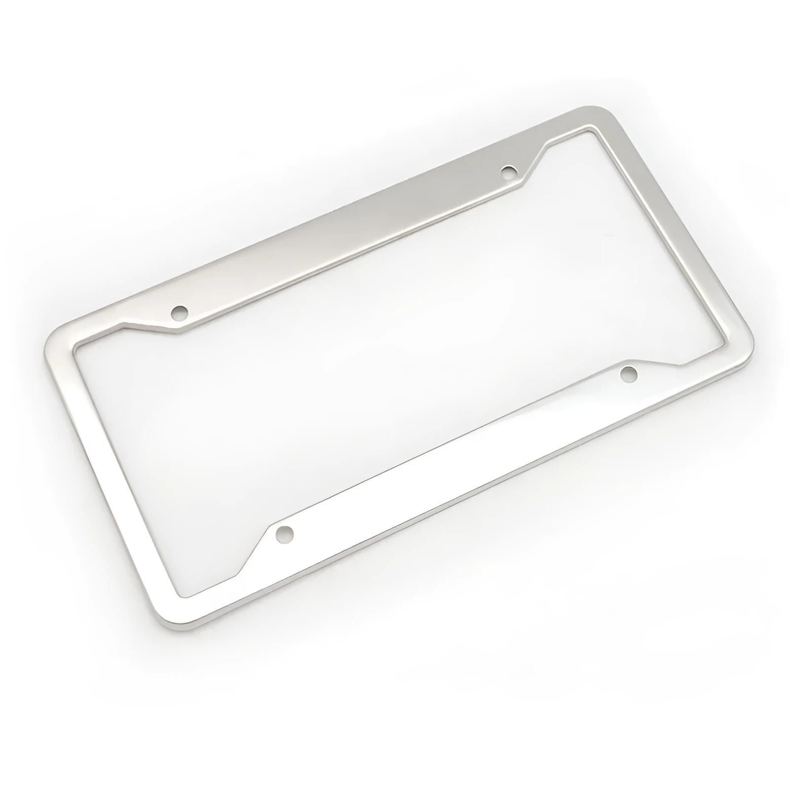 Aluminium alloy stainless steel license plate frame in black, grey, silver, or stainless steel finish.
