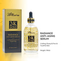 DR.ROSEVA 5Pcs 24K Gold Radiance luxury skincare gift box with Cleanser Toner Serum Eye Serum and Face Cream