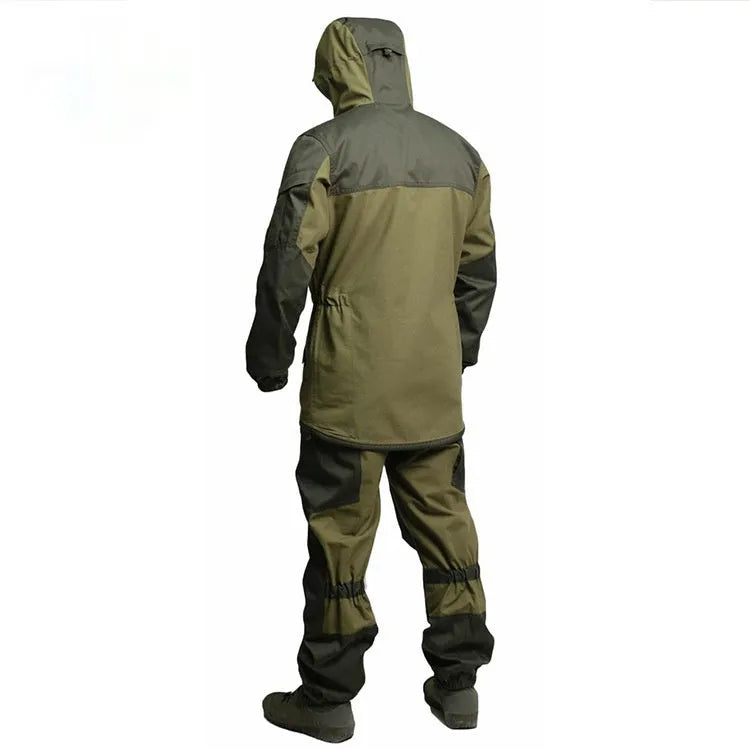 Special Forces Mountain Battle Suit tactical outdoor gear in A-TACS FG camouflage with waterproof breathable fabric