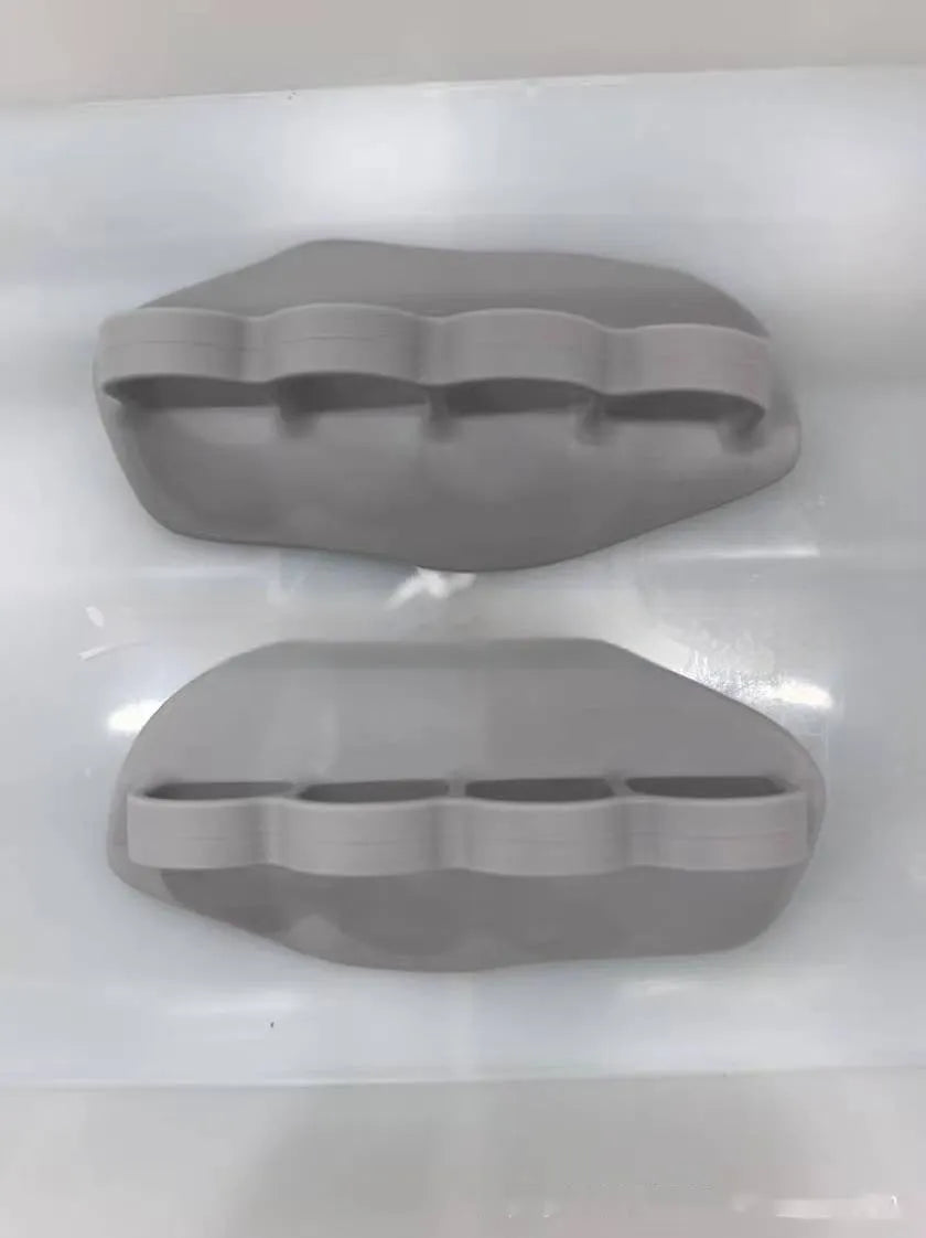 Non-slip spring grip finger exerciser in Gray with storage box for hand strength training