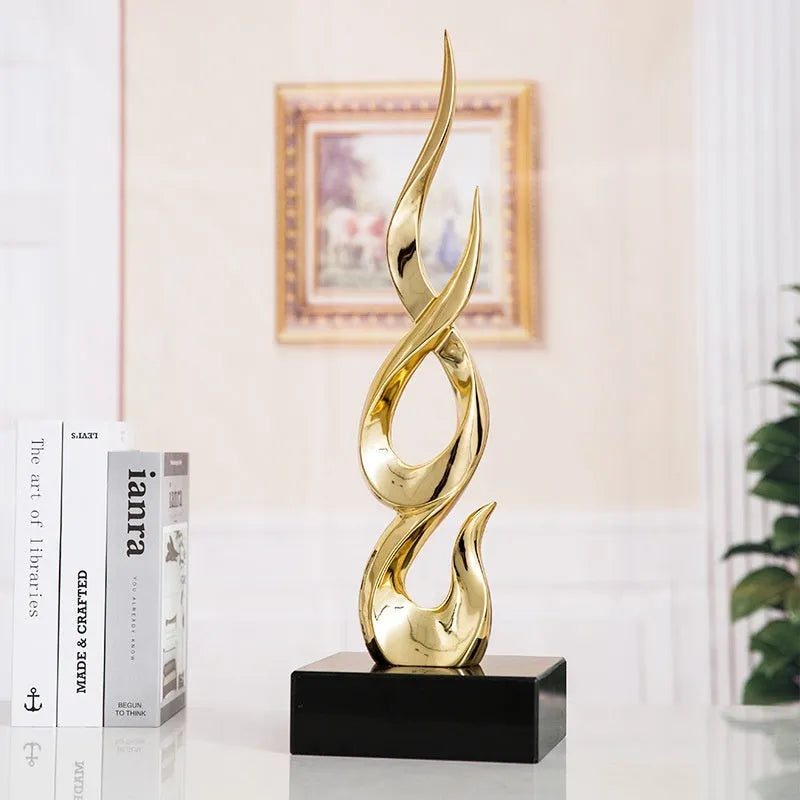 A selection of handmade resin festival decorations in gold, silver, and gradient colours on a festive background.