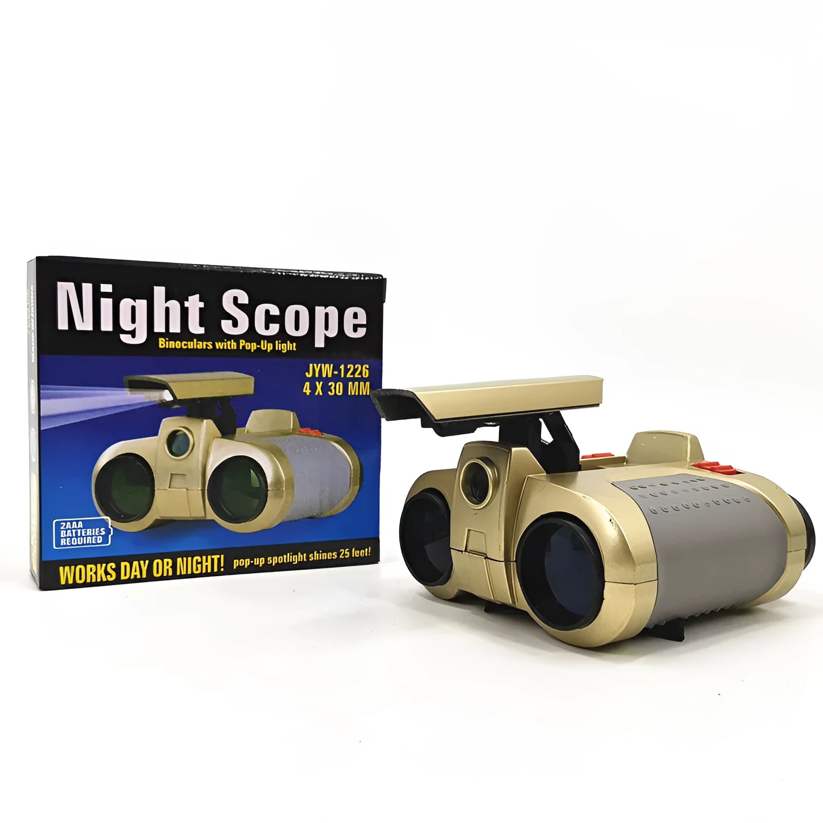 Children's telescope with light binoculars in blue plastic for outdoor exploration