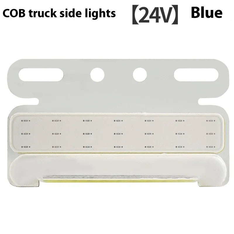 Super bright LED COB truck ground tyre lights in multiple colours with waterproof aluminium alloy housing
