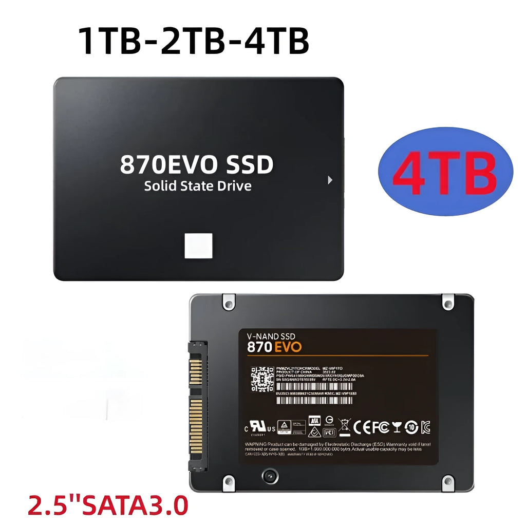 Samsung 870 EVO 2.5-inch SATA solid state drive for internal PC and laptop installation