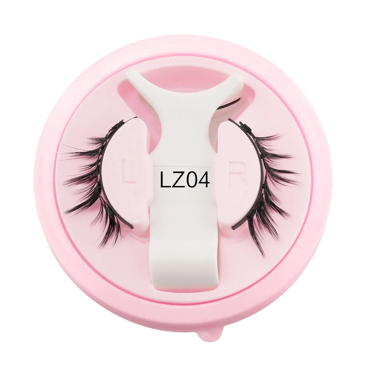 Set of reusable waterproof false eyelashes with glue-free design in five style specifications