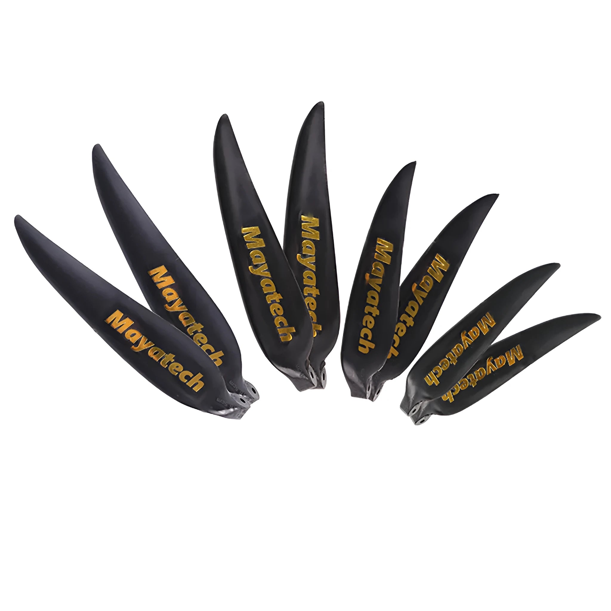 Black quick-disassembly paddle fittings for kayaks, showing size of 12 cm by 6.5 cm.