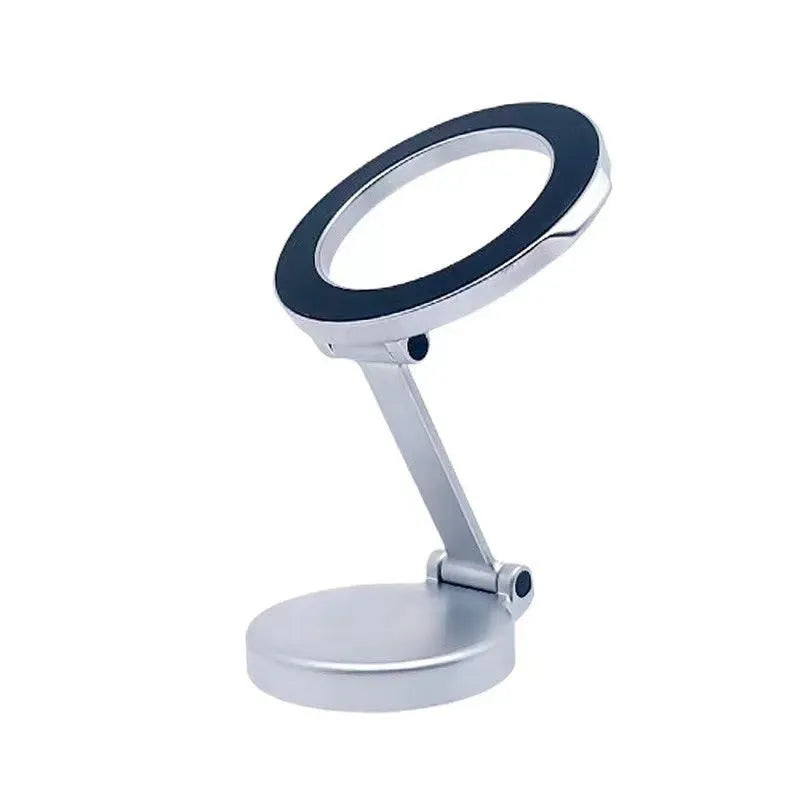 Vacuum magnetic suction phone bracket in black for car dashboard or desk use