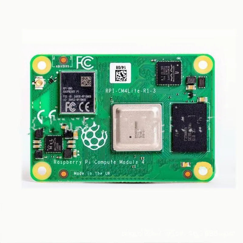 Raspberry Pi CM4 Compute Module core board bottom plate with B to B connectors, Gigabit Ethernet, and PCIe port