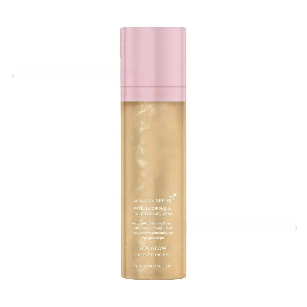 75ml makeup setting spray bottle with moisturising formula and standard spray nozzle
