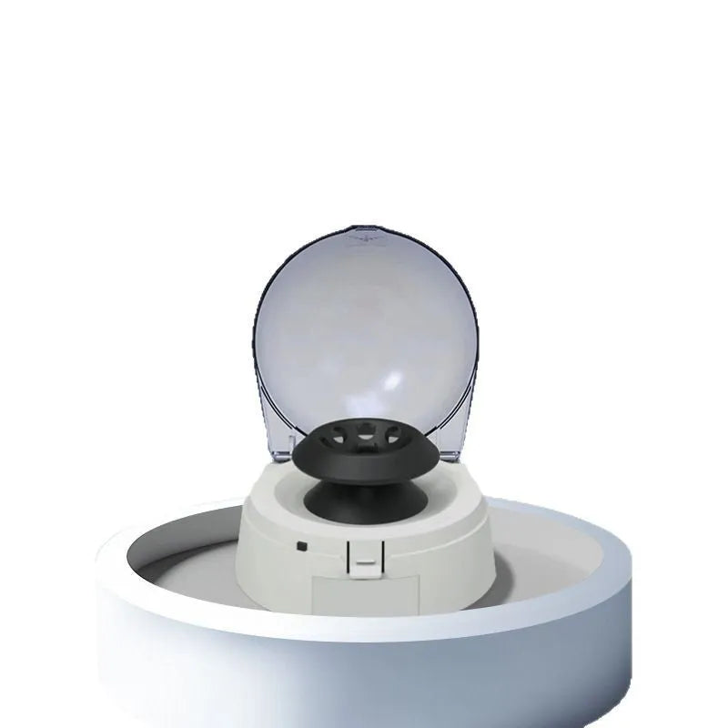 Mini laboratory centrifuge unit with compact design for bench-top use