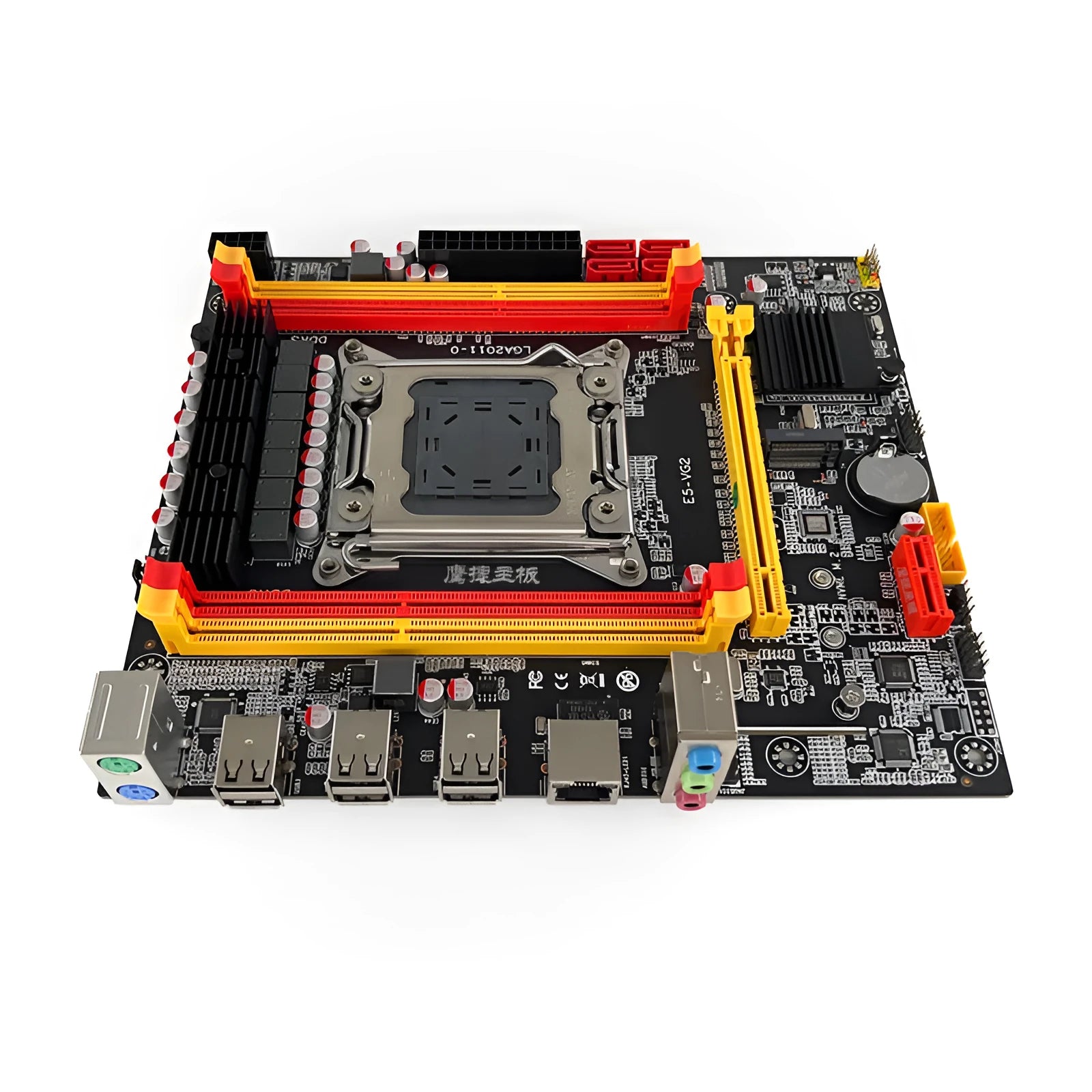 X79-VG2 desktop motherboard for LGA 2011 socket with DDR3 memory slots and PCI Express slot.