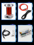 Music Tesla coil driver board with controller and cables for 220V plasma arc generation