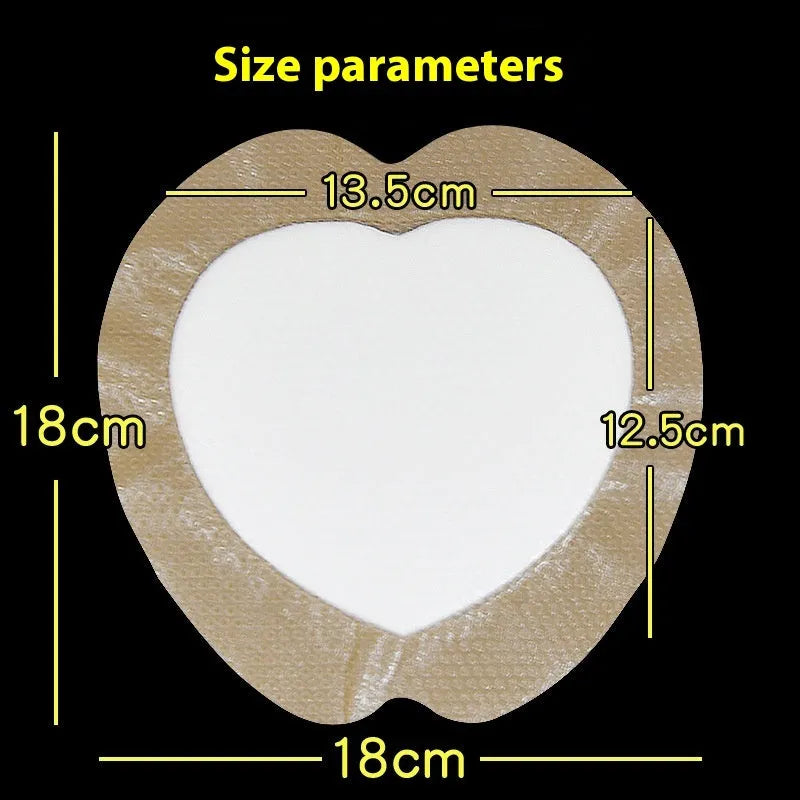 Large skin-colour silica gel foam bedsore dressing sticker for medical pressure relief