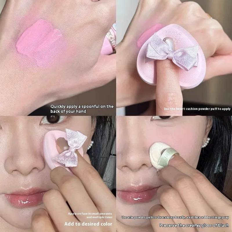 Strawberry Cupid Liquid Blush in six colour shades numbered 01 to 06