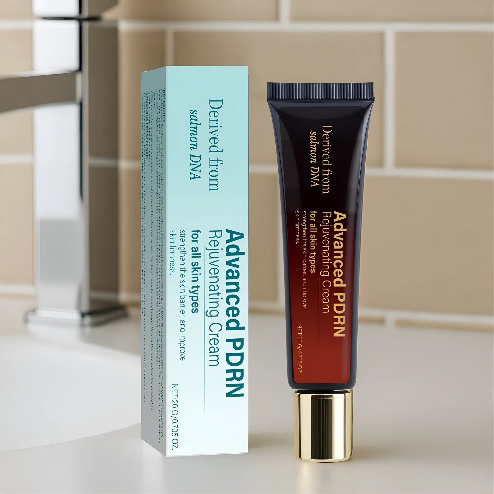 20ml skin-activating cream container for hydrating moisturising and wrinkle care