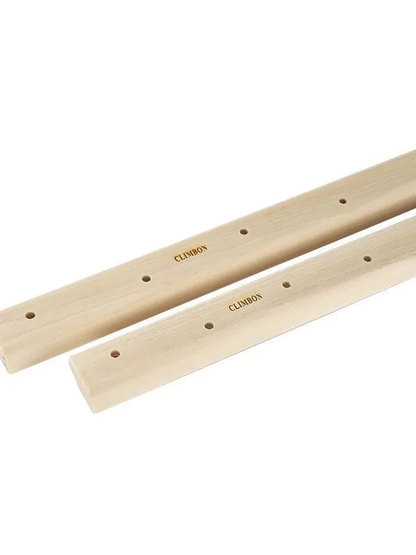 Three wooden grip strength training boards showing 12cm, 40cm, and 50cm sizes with thickness variations