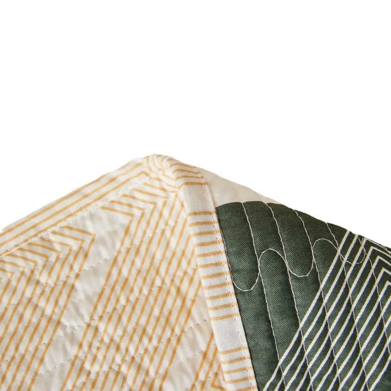 Cotton printed bed sheet set with reactive printed designs for 2.2 metre beds in modern simple style