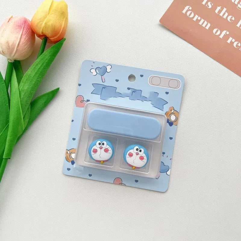 Cartoon magnetic protection cable fixer for desktop magnetic hubs in multiple colour styles