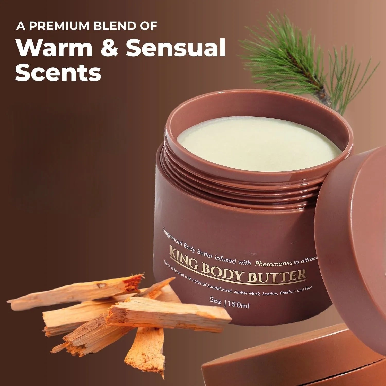 Moisturising body cream in single piece packaging for universal skin types
