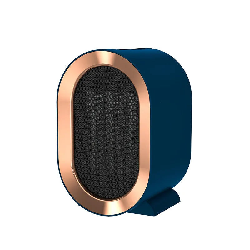 Desktop portable electric heater with PTC ceramic heating element and mechanical controls