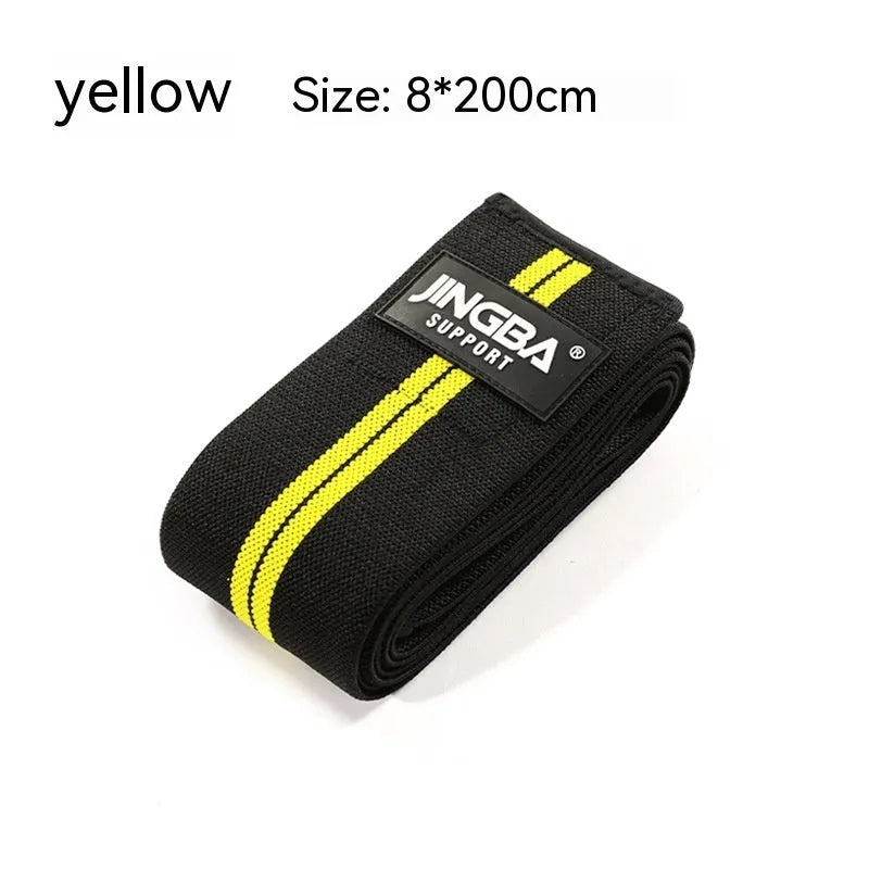 Adult adjustable sports knee pads in blue, grey, red or yellow for weightlifting and fitness