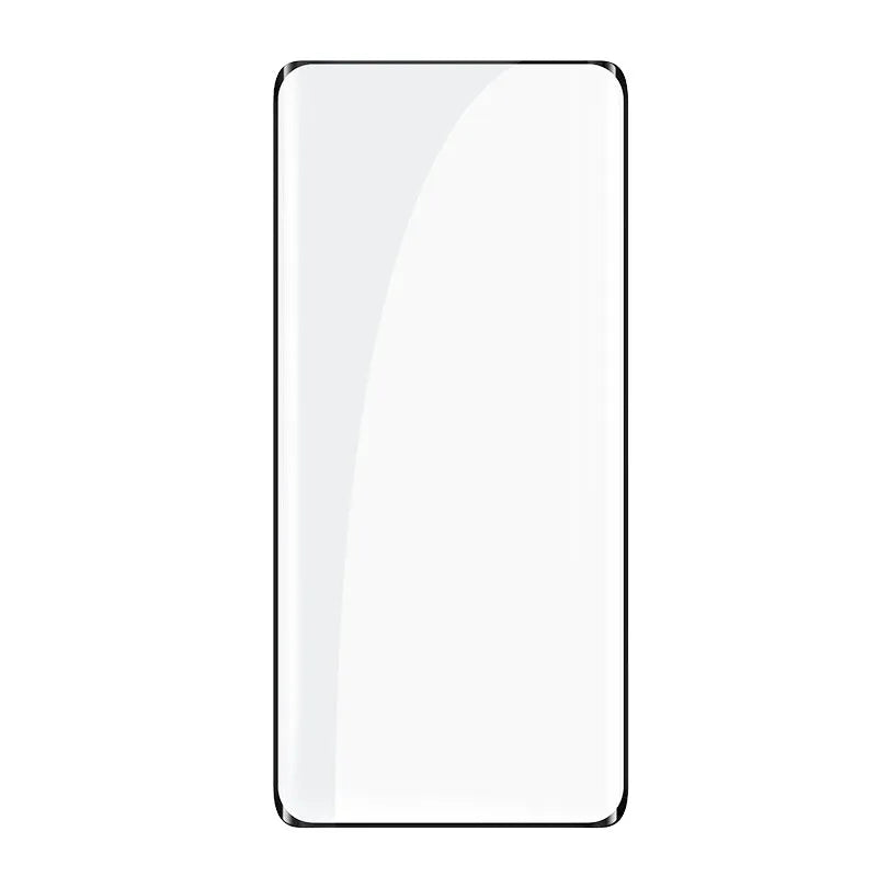 Black full adhesive curved tempered glass screen protector for Huawei P50 Pro with Asahi Glass matte finish and anti-blue light protection
