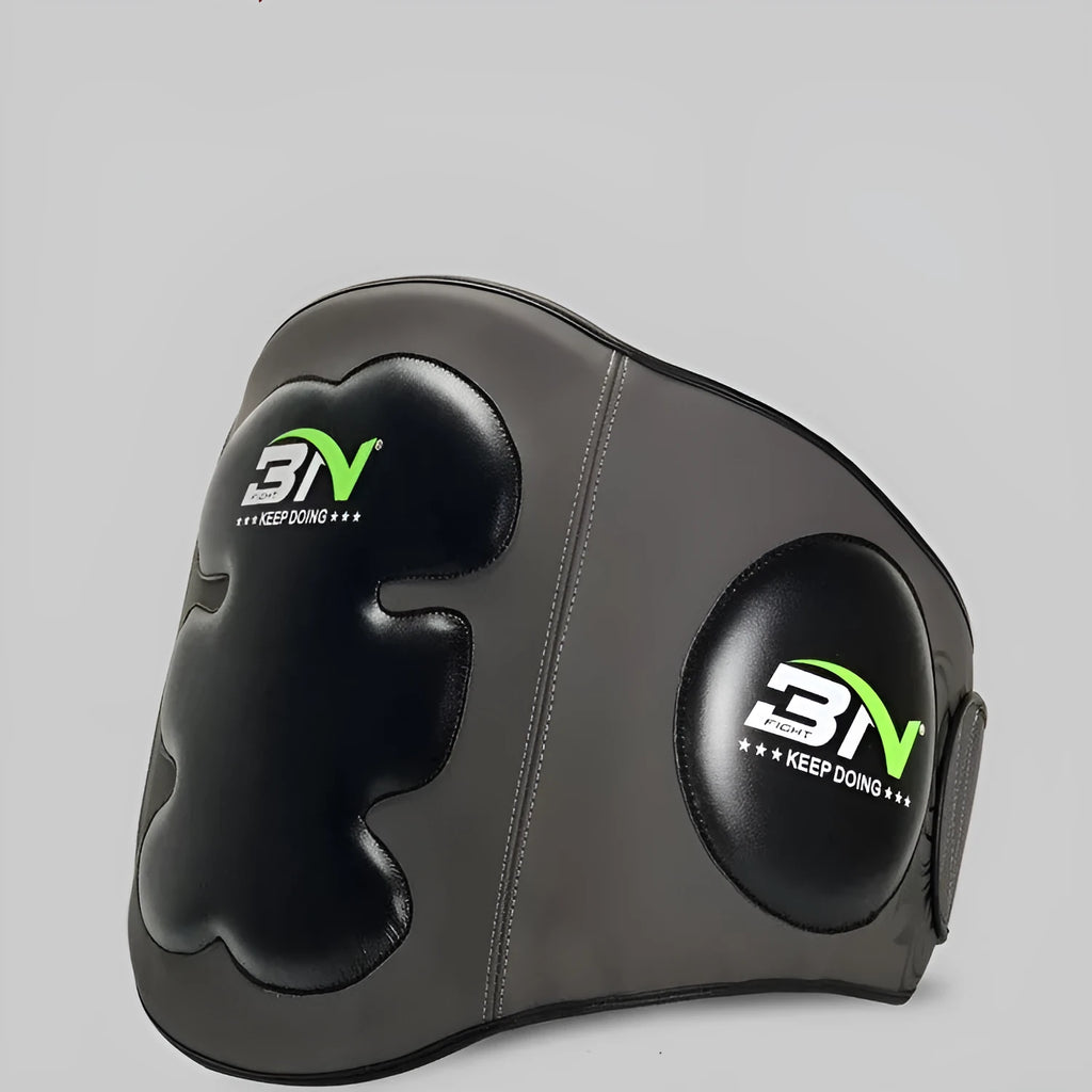 Sanda boxing breast protection target with thickened foam padding in dark grey colour
