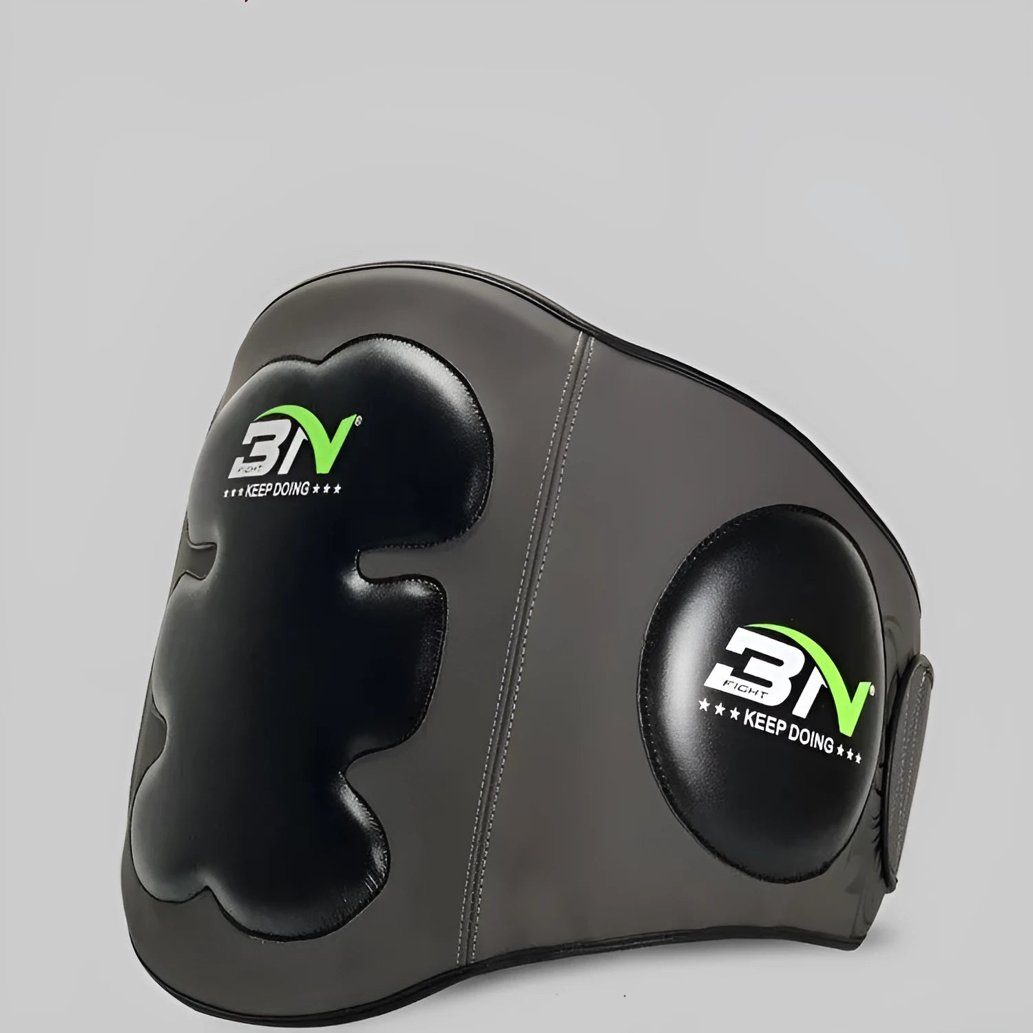 Sanda boxing breast protection target with thickened foam padding in dark grey colour