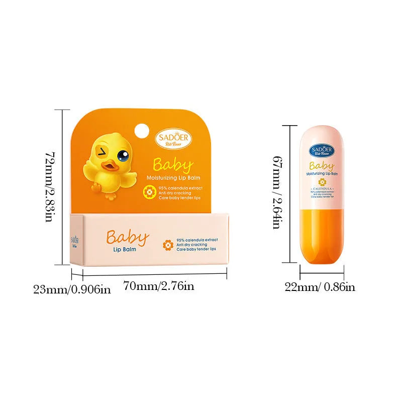 Anti-chapped lip moisturising stick in packaging showing flavour variant options.