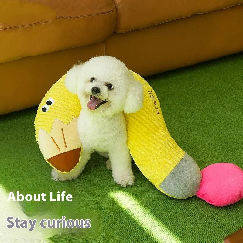 Soft fleece pet pillow in candle colour design for cats and dogs