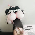 DIY balloon bouquet kit with round balloons and sticks for cake decoration