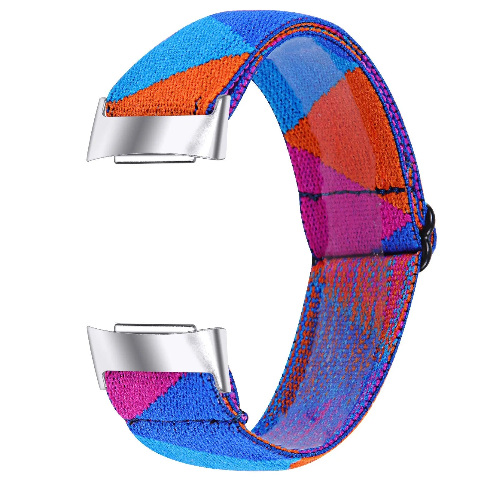 Printed elastic watch strap for Fitbit Charge 6 in multiple colour options