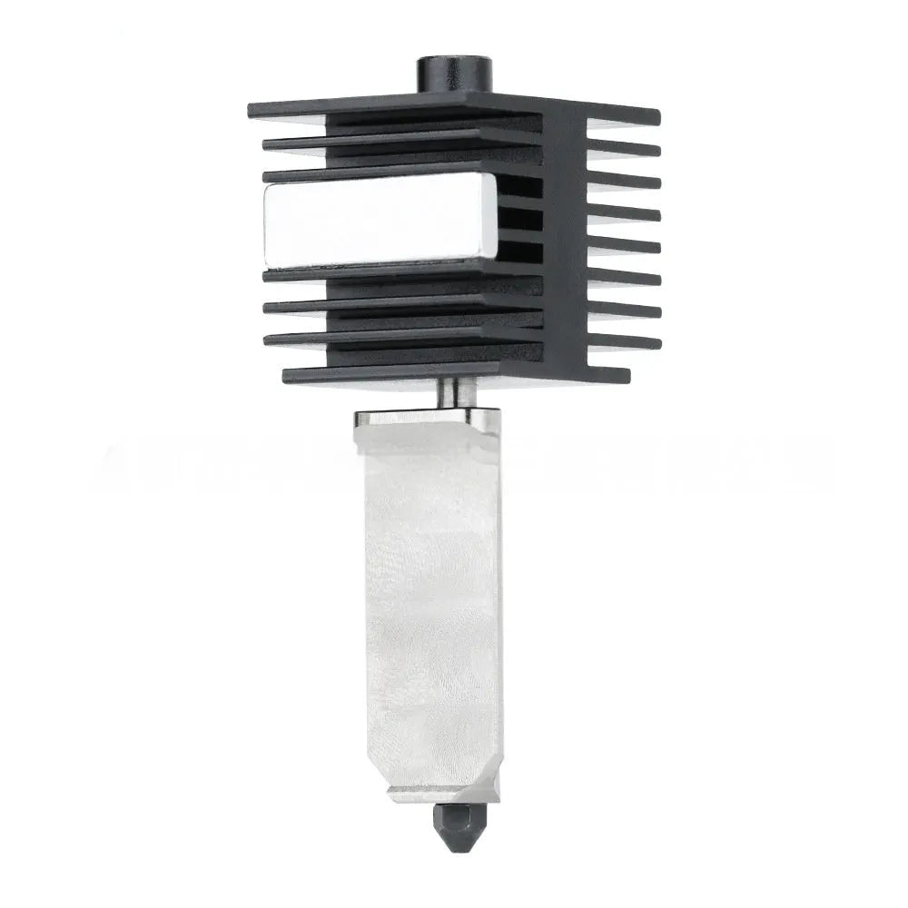 Bambu Lab A1 Mini 3D printer hot end assembly kit with hardened steel nozzle and black silicone sleeve
